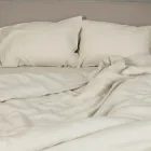 Постільна білизна Home me Ніжне споглядання Двоспальний комплект King Молочний