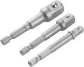 Комплект адаптерів для головок Tolsen 1/4", 3/8" x 65 мм, 1/2" x 70 мм 3 шт. (6933528786658)