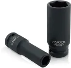 Головка торцева ударна, довга Toptul 6-гранна 1/2" 41 мм (KABE1641)
