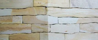 Натуральний декоративний камінь піщаник VINAVI форте 1 метр квадратний жовто сірий(код№ 10-4)