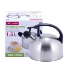 Чайник Kamille 1,5 л з нержавіючої сталі зі свистком для індукції і газу KM-1080