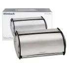 Хлібниця Ofenbach з нержавіючої сталі 43.5х27х18см Срібло NB-100801