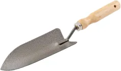 Совок посадковий Mastertool з дерев'яною ручкою 300x85 мм (14-6187)