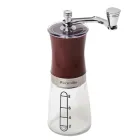 Кавомолка ручна Kamille Vizo механічна з прозорою ємністю
