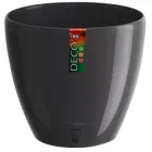 Горщик з автополивом Santino DECO-TWIN 2,5 л антрацит (DT2 ANT)