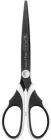 Ножиці для правші Herlitz 18 см титанове покриття Black чорні (50027224)