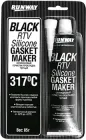 Силіконовий герметик прокладка чорний Runway 85 г (RW8501)