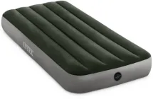 Ліжко надувне велюр Intex 64106 Prestige Downy Bed без насоса 76х191х25 см Зелене