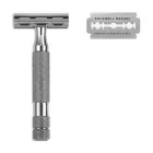 Станок для гоління Т-подібний Rockwell 2C Double Edge Safety Razor Gunmetal Chrome (Темний хром)