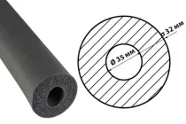 Ізоляція для труб каучукова ODE R-Flex Pipe Std 32х35 мм