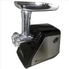 Унівесальна м'ясорубка-соковитискач Domotec MS-2024 з насадками для шаткування овочів 2500W чорна