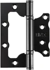 Петля для дверей універсальна накладна Linde HB - 100 Чорна (HB-100 BLACK)
