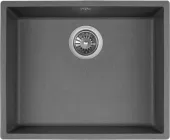 Кухонна мийка граніт GRANADO Under Top Max grafito (3009) із сифоном