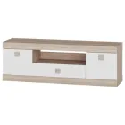 ТВ тумба у вітальню ДСП Соната 1500 1500х380х500 мм дуб сонома/білий колір Everest
