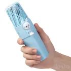 Караоке мікрофон дитячий на акумуляторі LOSSO KIDS K9 Premium блакитного кольору