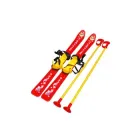 Лижі з палицями дитячі червоні, 3350 ТЕХНОК