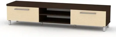 Тумба для телевізора Компаніт МГ-2 Тумба ТВ-1 Венге комбі