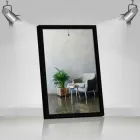 Рамка для фото деревянная 21х30 (А4) багет: DL1507-03 Чорний (з глянцевим склом 1-1.5мм, двп) EmojiFrame