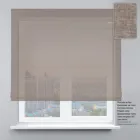 Римська штора мотузяний карниз класик тюль натурель латте 40х170 см