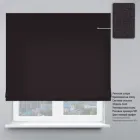 Римська штора мотузковий карниз класик рогожка преміум графітовий 150х170 см