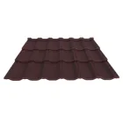 Металочерепиця ГРАДО Термастіл 0,5 мм Польща, Німеччина RAL 3005 Винно-червоний Арт.201237-3005