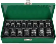 Набір головок Toptul 1/2" 10-24 мм 15 предметів (GDAD1501)