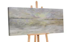 Картина - 100% Ручна робота. Преміум Колекція - Світанок на морі. 100х50см (PS028A)