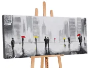 Картина - 100% Ручна робота. Преміум Колекція - Приємна зустріч. 100х50см (PS002A)