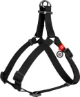 Шлея для собак WAUDOG водостійка Waterproof з QR-паспортом Чорна (27641Collar)