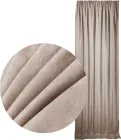 Штора Декорин Мікровелюр 140х160 Сіро-бежева 1 шт. (ROZ6400065105)