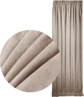 Штора Декорин Мікровелюр 150х280 Сіро-бежева 1 шт. (ROZ6400065120)