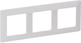 Рамка Legrand Valena Life 3 поста Біла (754003)