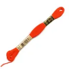 Нитки муліне DMC 606 оранжево-червоний