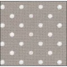 Тканина для вишивання Zweigart Аїда 20 Petit Point бежевий у білий горошок 35 х 44 см (7878/3189)