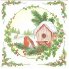 Серветка для декупажу Idea Home Range Снігур (1458)