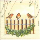 Серветка для декупажу Idea Home Range Зимові пташки (1462)