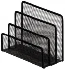 Підставка для паперів H-Tone металева чорна 17 х 8.3 х 13.5 см (JJ41219)