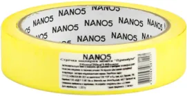 Стрічка малярська Жовта "Преміум" 24мм / 20м / 140 мкм NANO5 (N50005)