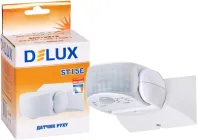 Датчик руху DELUX ST15E (180°/360°) білий (90018213)