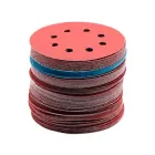 Набір із 100 шліфувальних кругів 125мм 8 отворів, на липучці (116870)