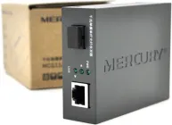 Медіаконвертер Mercury MCG11B-3 (IC+175), 1550 WDM, 10M/100M/1000M, (0 +70 °C), 20 км + блок живлення 5 В 2 A + перехідник (MCG11B-3)