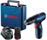 Ударний дриль-шурупокрут Bosch Professional GSB 120-Li + 2 акб GBA 12V 2.0Ah + валіза (06019G8100)