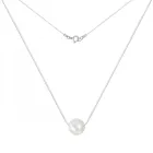 Кольє перлина на волосіні ,,Перлина кохання'' діаметр 6-7.5 мм 37 см