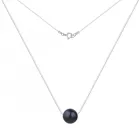 Кольє перлина на волосіні ,,Перлина кохання'' діаметр 10-10.5 мм 45см