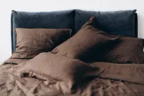 Постільна білизна Home me Гарячий шоколад Напівторний комплект з простирадлом на гумці 100 х 200 х 40 см