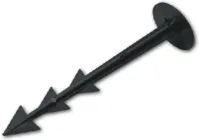Штифт Bradas прямий для кріплення агротканини 12 см 50 шт. (ATSU12+)