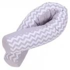 Подушка для годування Baby Veres Comfort Long zigzag gray 170х52 см 302.01.2