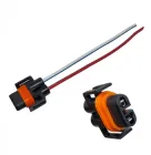 Патрон роз'єм під лампу Н11 пластиковий з проводами Autoexpect (01820)