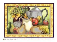 Схема для вишивання бісером Натюрморт із виноградом