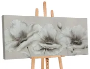 Картина - 100% Ручна робота. Преміум Колекція - Квіти II. 100х50см (PS013A)